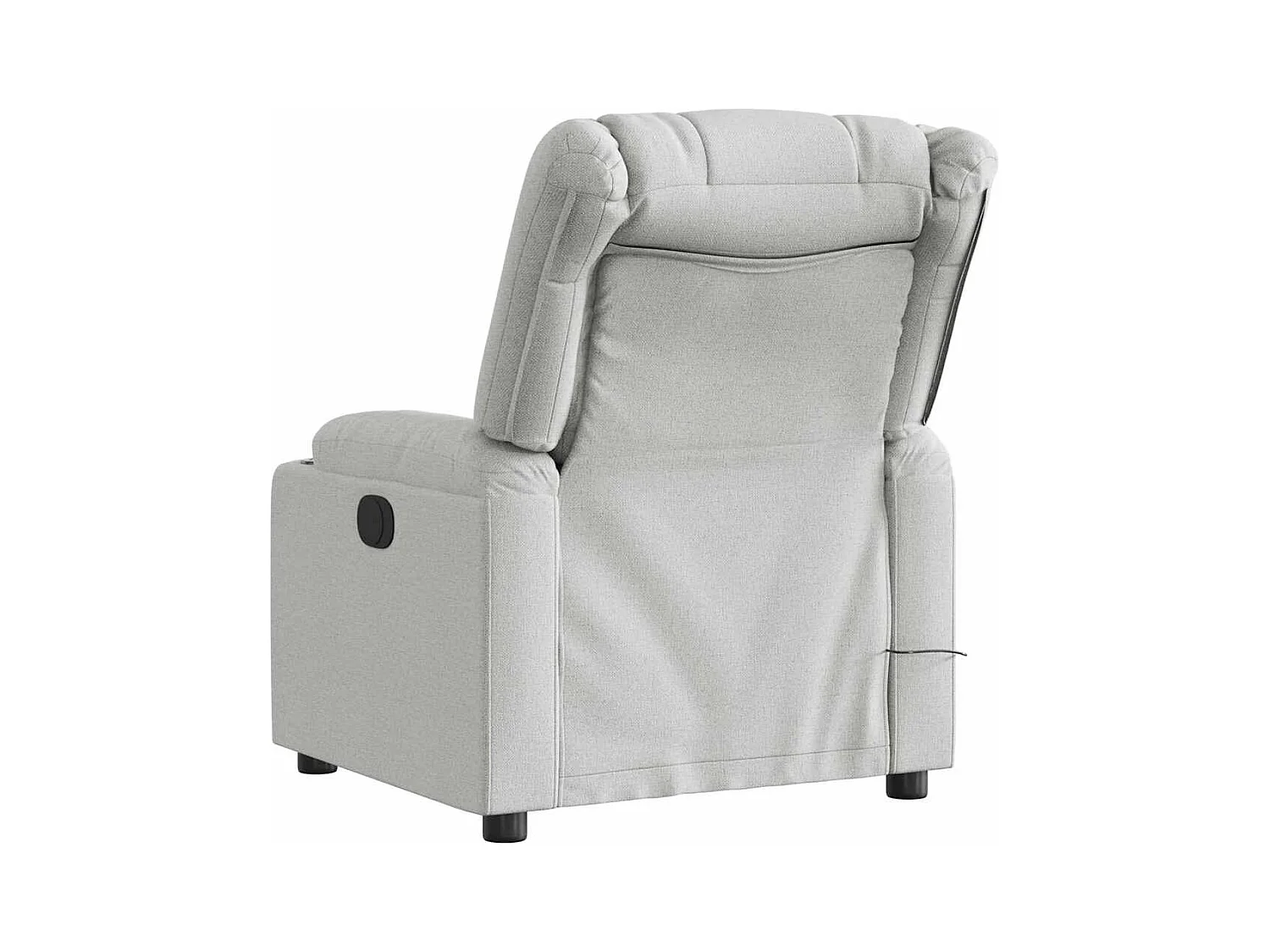 Sillón de salón | Silla | Sillón de masaje reclinable de tela gris nube SHL3977