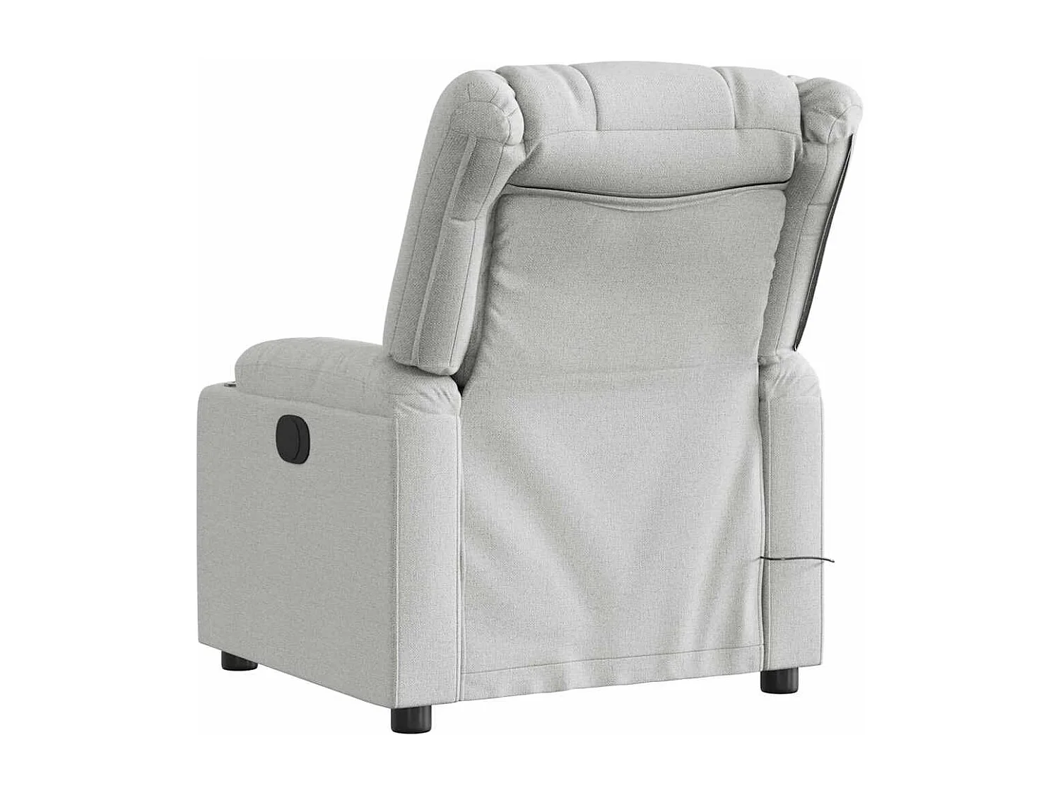 Fauteuil inclinable-Chaise de relax-Fauteuil de Massage gris nuage tissu SHL2946