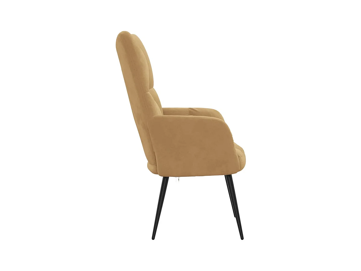 Sillón de relax | Silla de relax de terciopelo marrón SHL3508