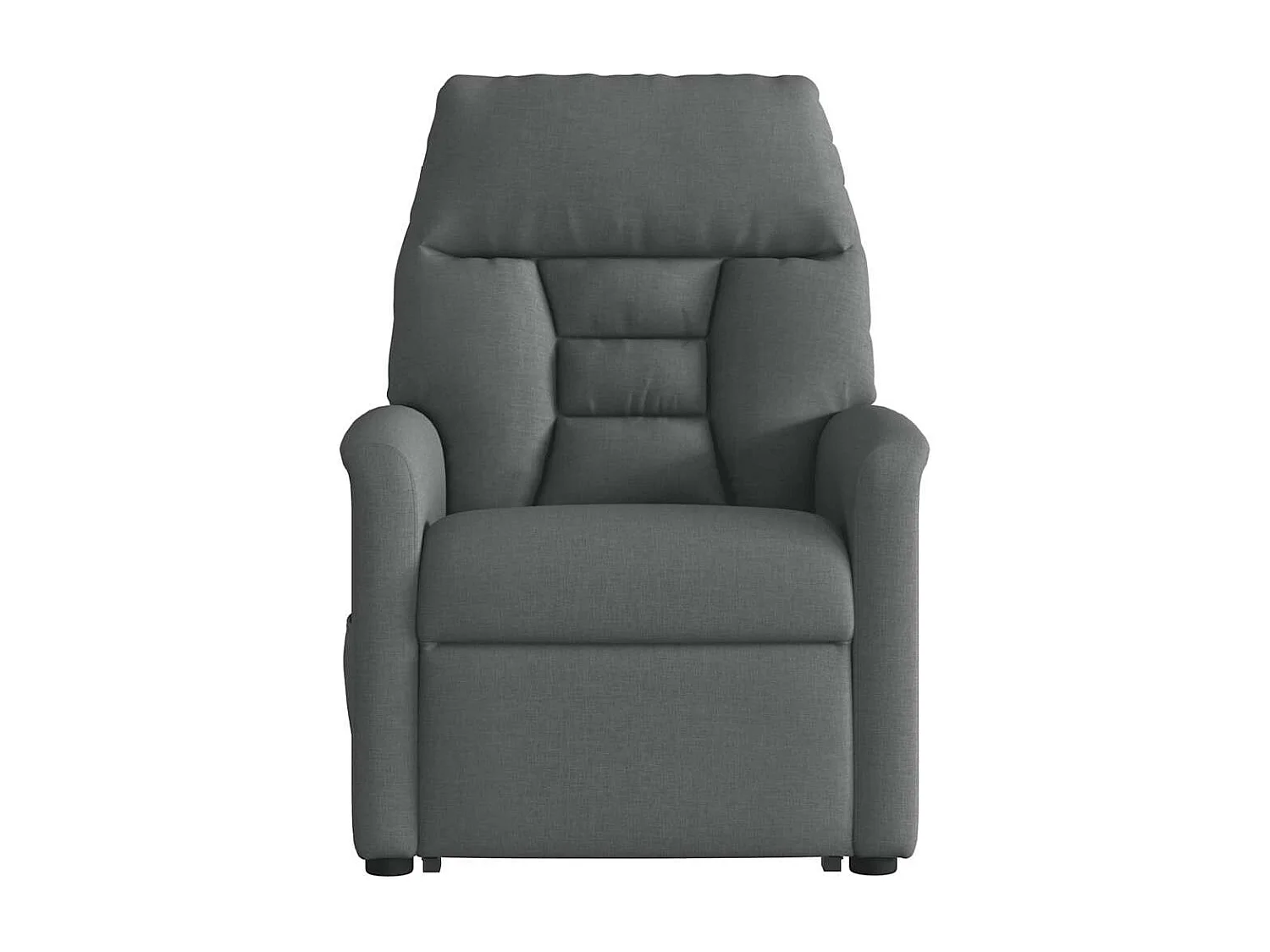 Fauteuil inclinable-Chaise de relax-Fauteuil de Massage Gris foncé Tissu SHL3725