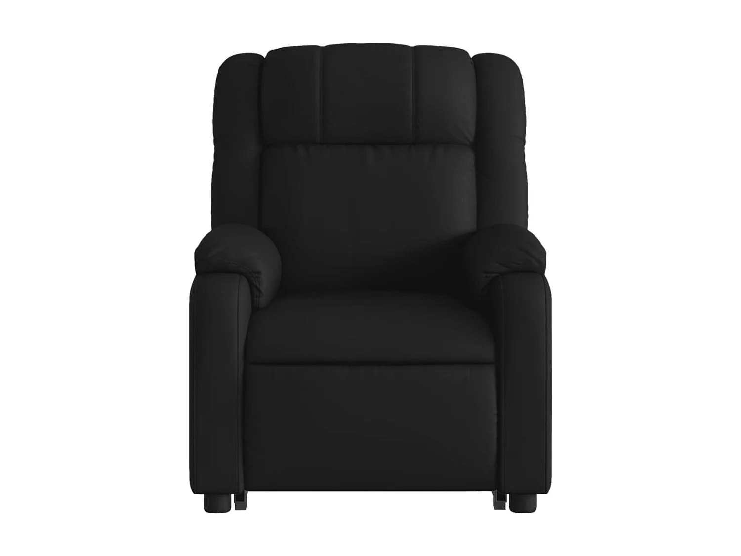 Fauteuil inclinable-Chaise de relax-Fauteuil salon Noir Similicuir SHL4100