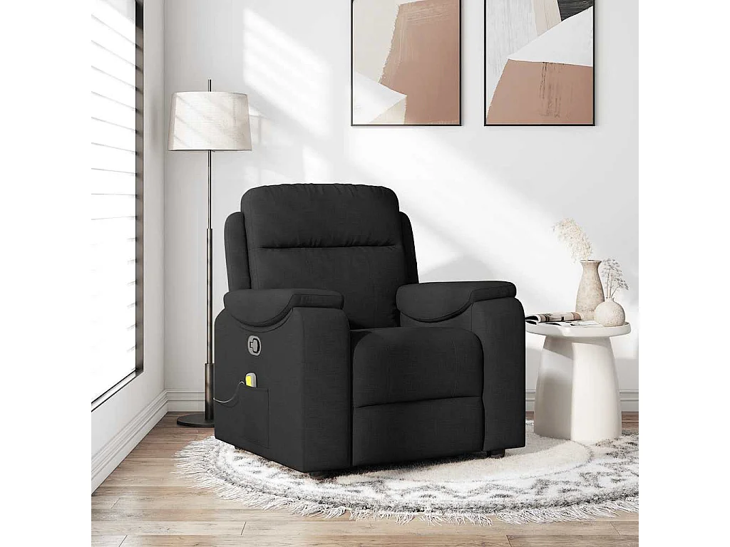 Relaxsessel | Massagesessel Schwarz Stoff SHL76516