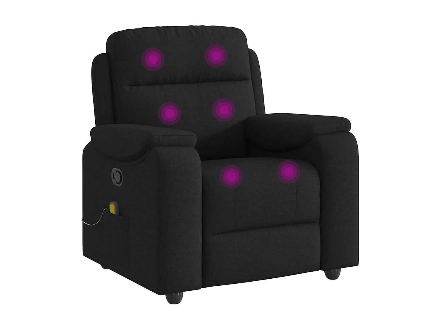 Relaxsessel | Massagesessel Schwarz Stoff SHL76516