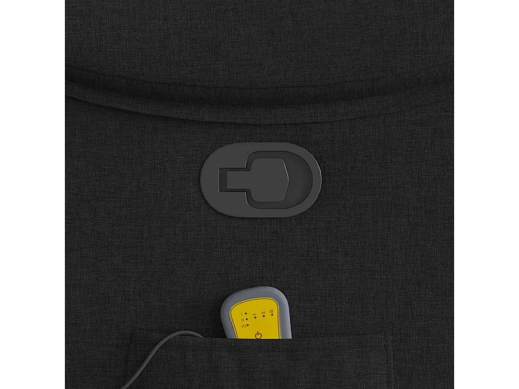 Relaxsessel | Massagesessel Schwarz Stoff SHL76516