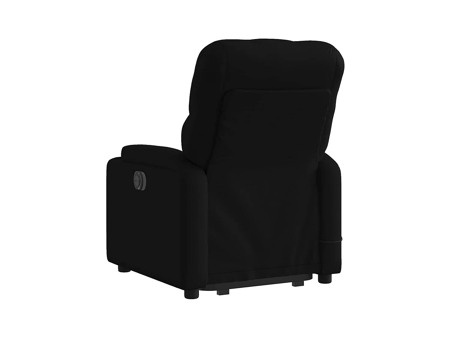 Fauteuil inclinable-Chaise de relax-Fauteuil de Massage Noir Tissu SHL2327