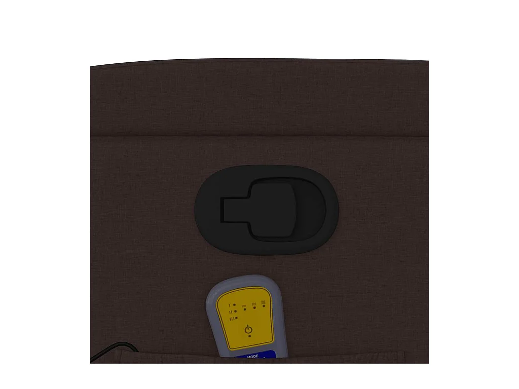 Sillón de salón | Silla | Sillón de masaje reclinable de tela marrón oscuro SHL5010