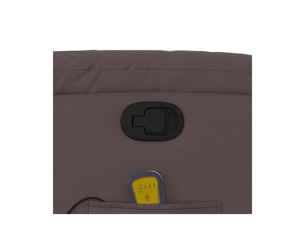 Sillón de salón | Silla | Sillón de masaje reclinable cuero sintético marrón SHL4410