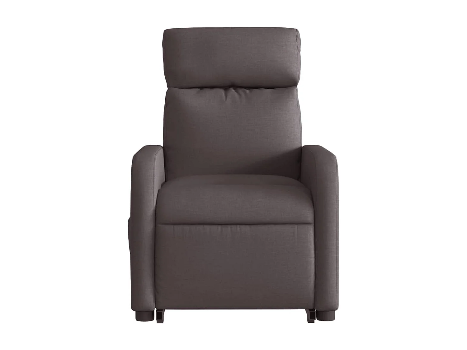 Fauteuil inclinable électrique-Chaise de relax-Fauteuil de Massage Marron foncé Tissu SHL3740
