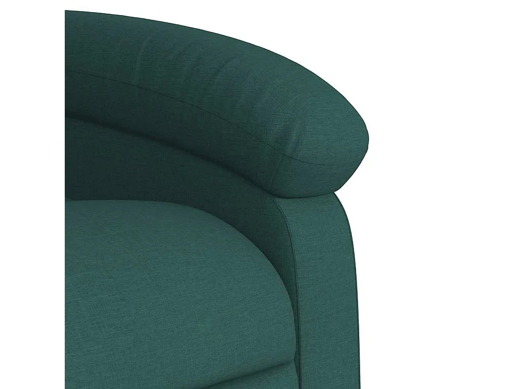 Fauteuil inclinable-Fauteuil salon Vert foncé Tissu SHL1379