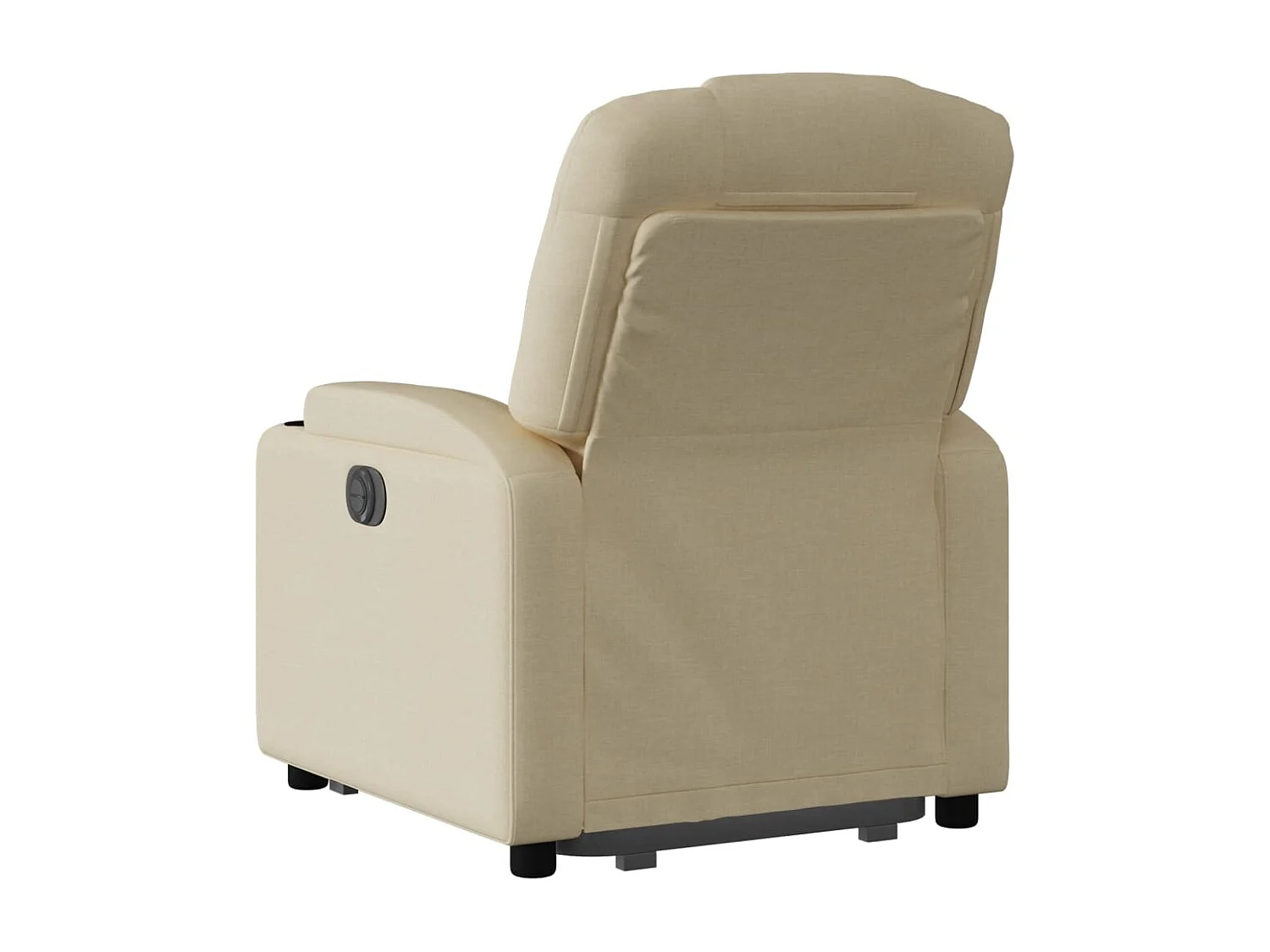 Relaxsessel mit Aufstehhilfe Elektrisch | Lounge Sessel indoor Creme Stoff SHL35884