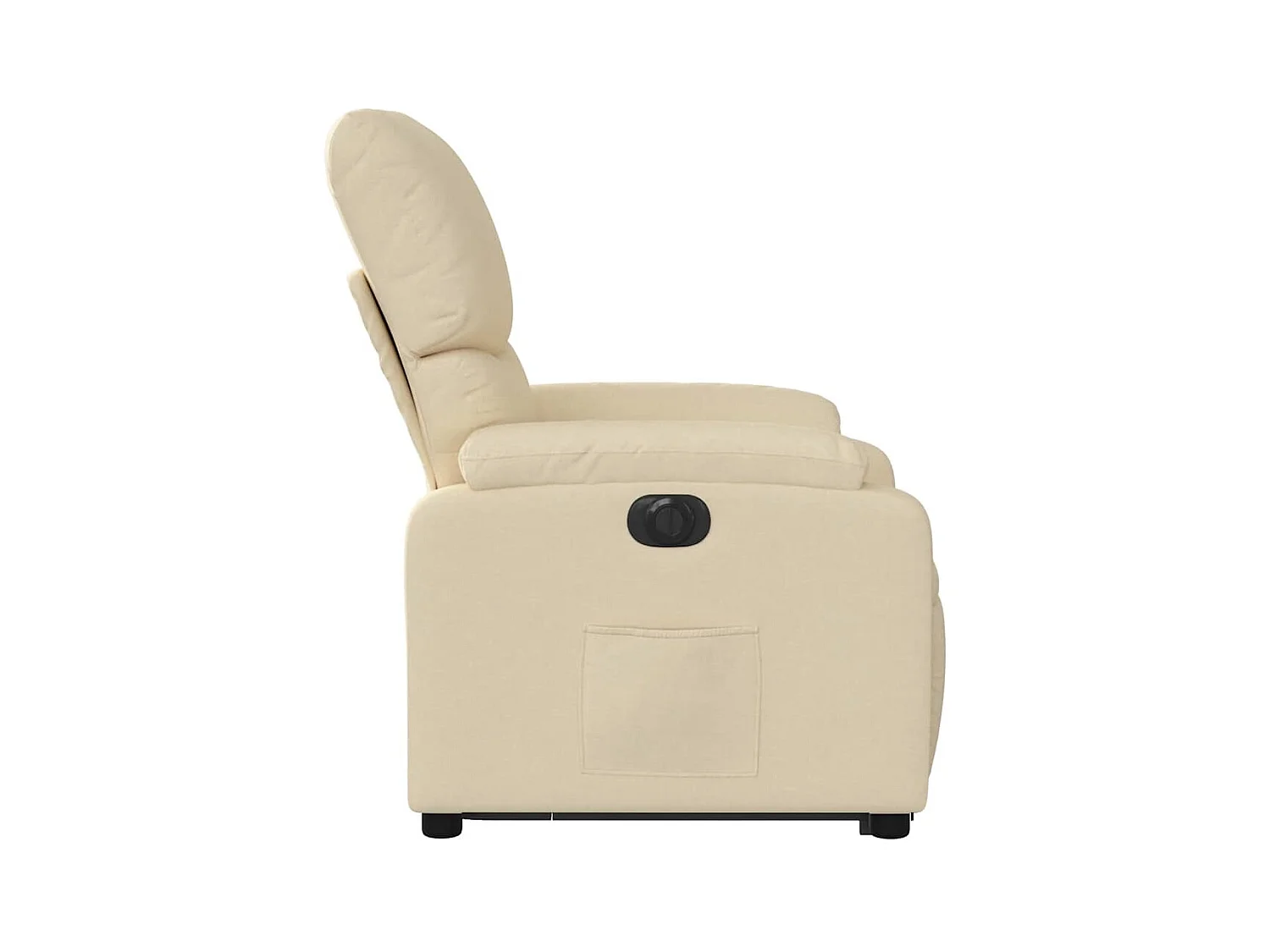 Silla de relax | Sillón eléctrico reclinable elevable de tela color crema SHL8727