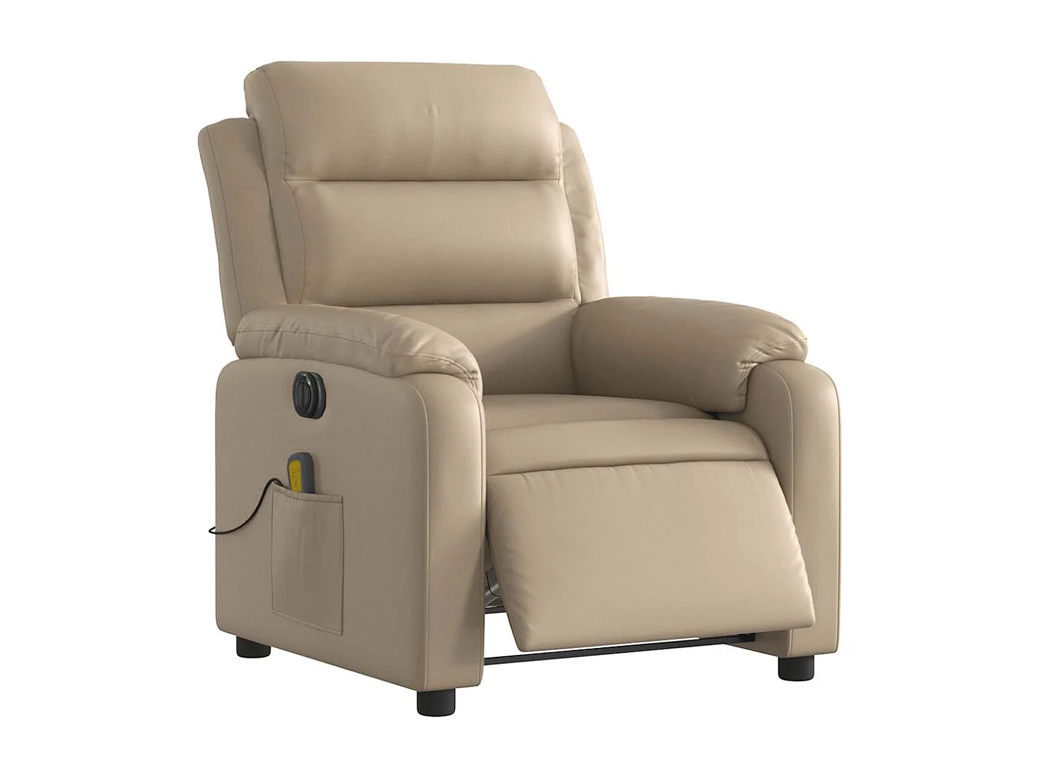 Fauteuil inclinable électrique-Fauteuil de massage pour Salon cappuccino similicuir SHL1257