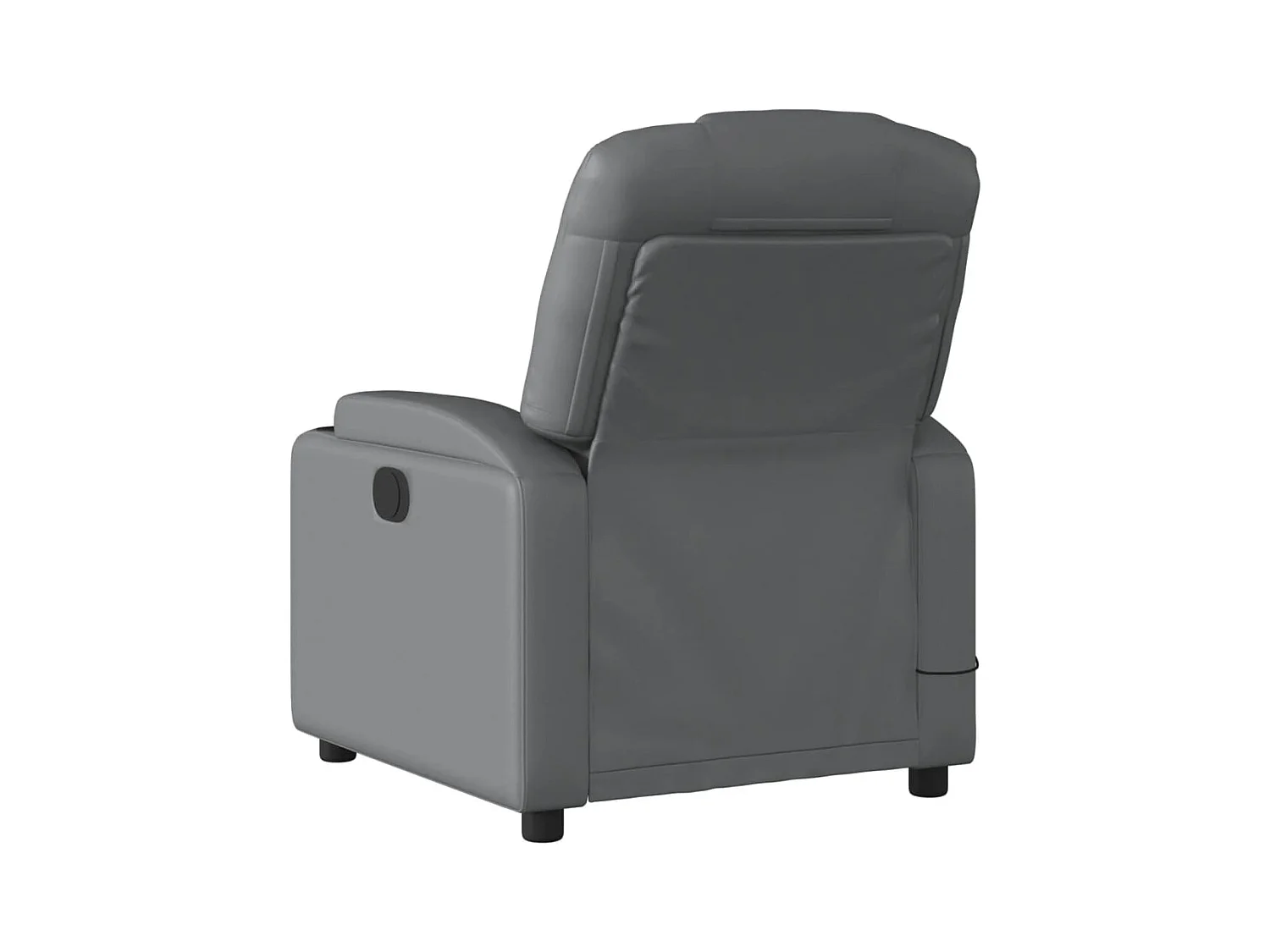 Sillón de salón | Silla | Sillón de masaje reclinable eléctrico cuero sintético gris SHL2052