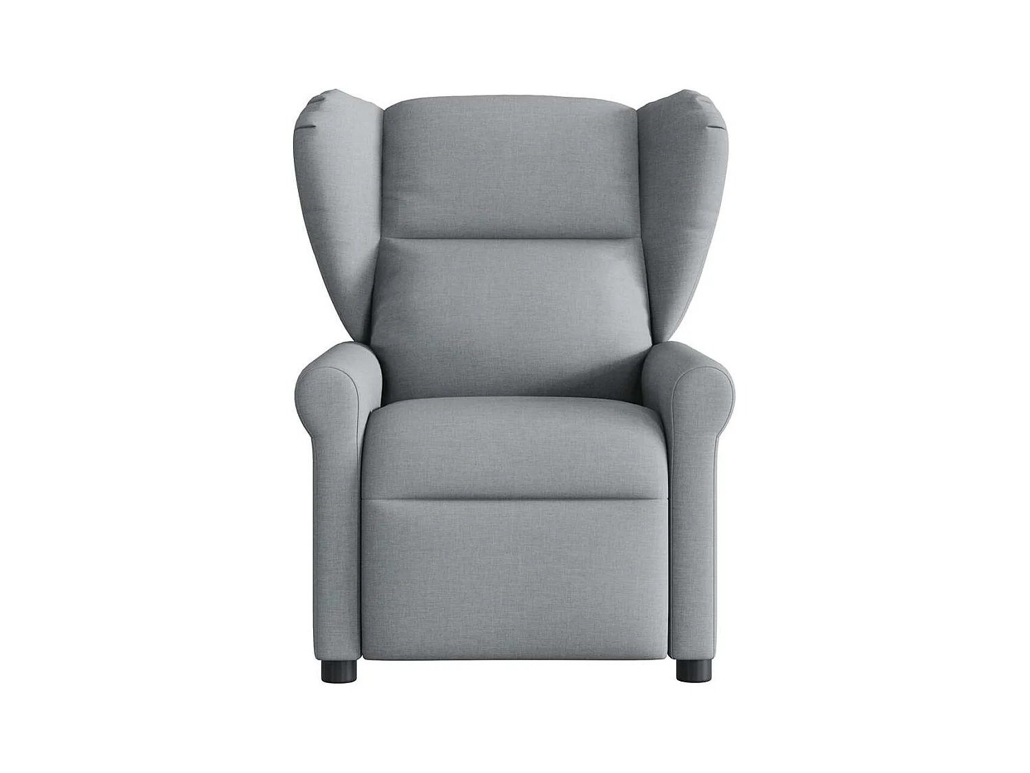 Fauteuil inclinable-Chaise de relax-Fauteuil de Massage Gris clair Tissu SHL4971