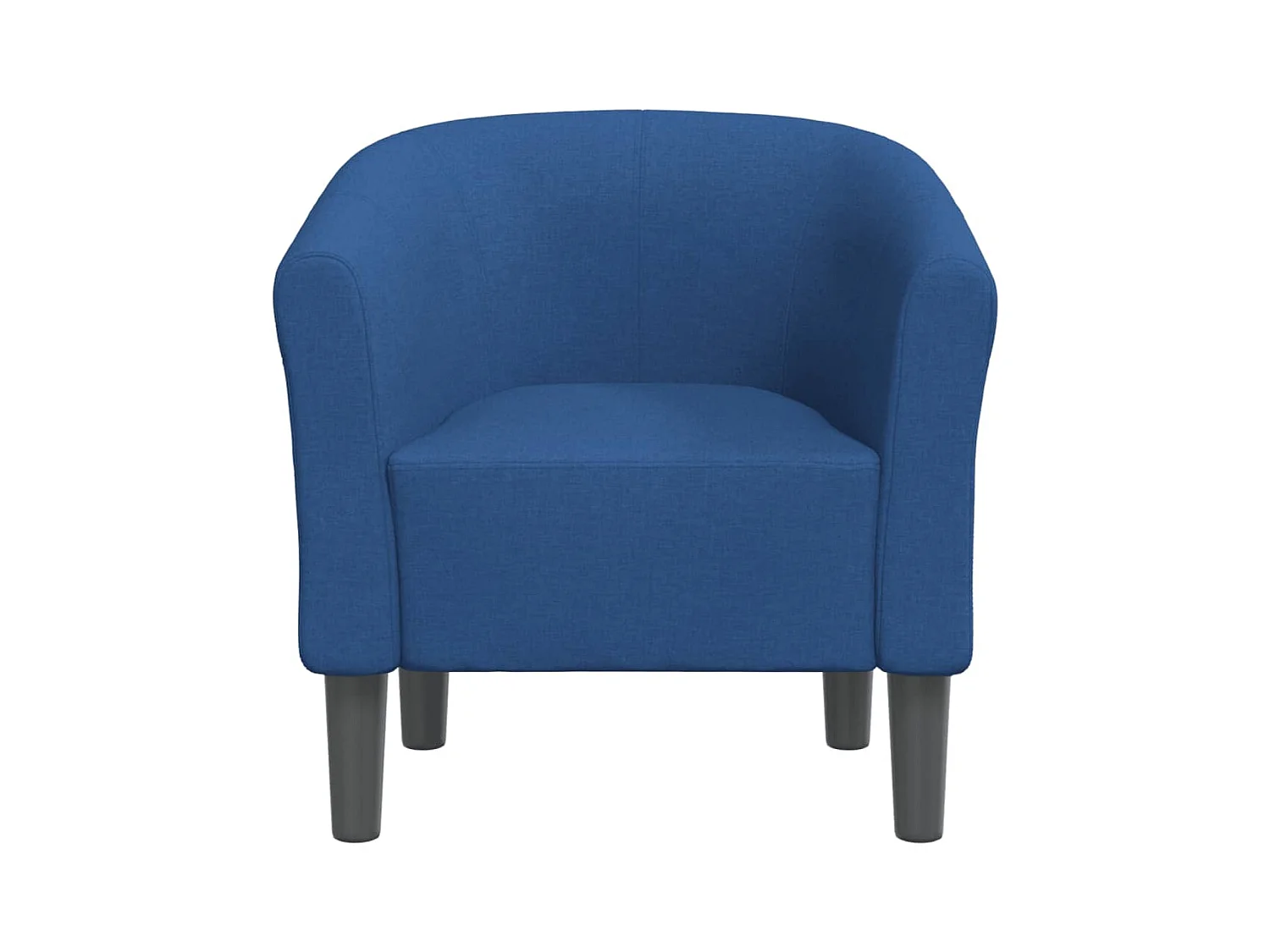 Fauteuil de Salon-Chaise cabriolet bleu tissu SHL2375