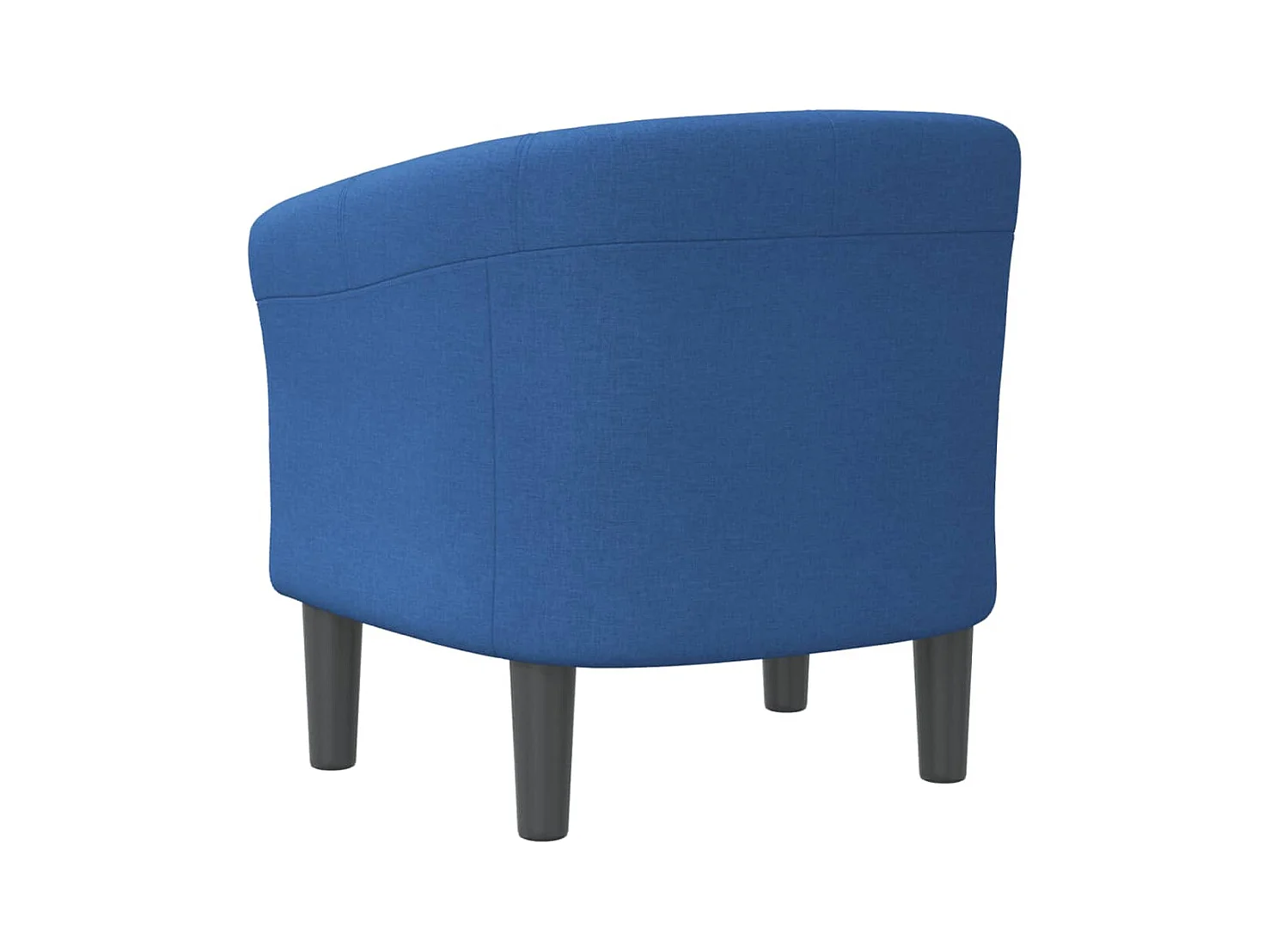 Fauteuil de Salon-Chaise cabriolet bleu tissu SHL2375