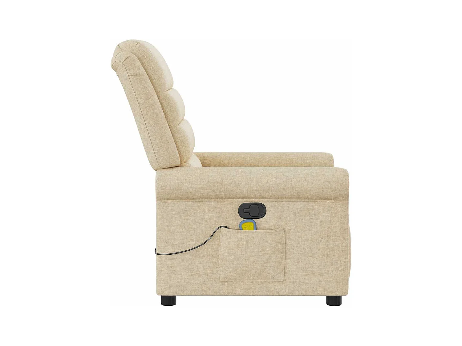 Sillón de salón | Silla | Sillón de masaje reclinable de tela crema SHL7089