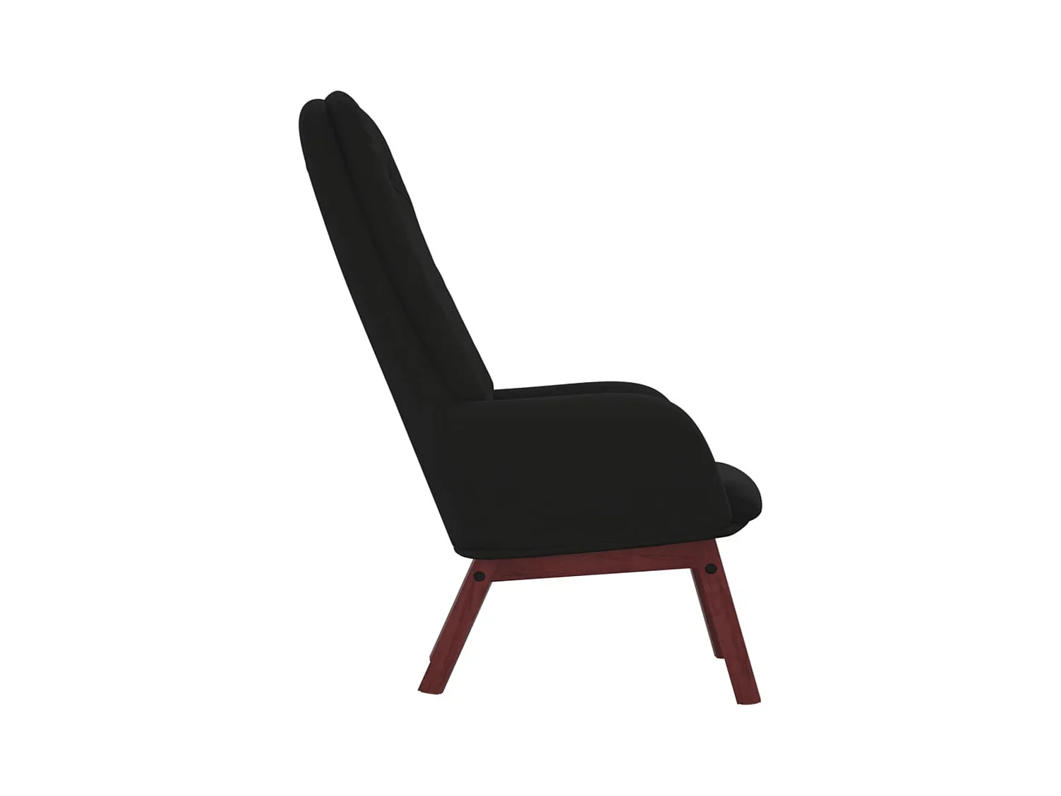 Sillón de relax | Silla de relax de terciopelo negro SHL6606