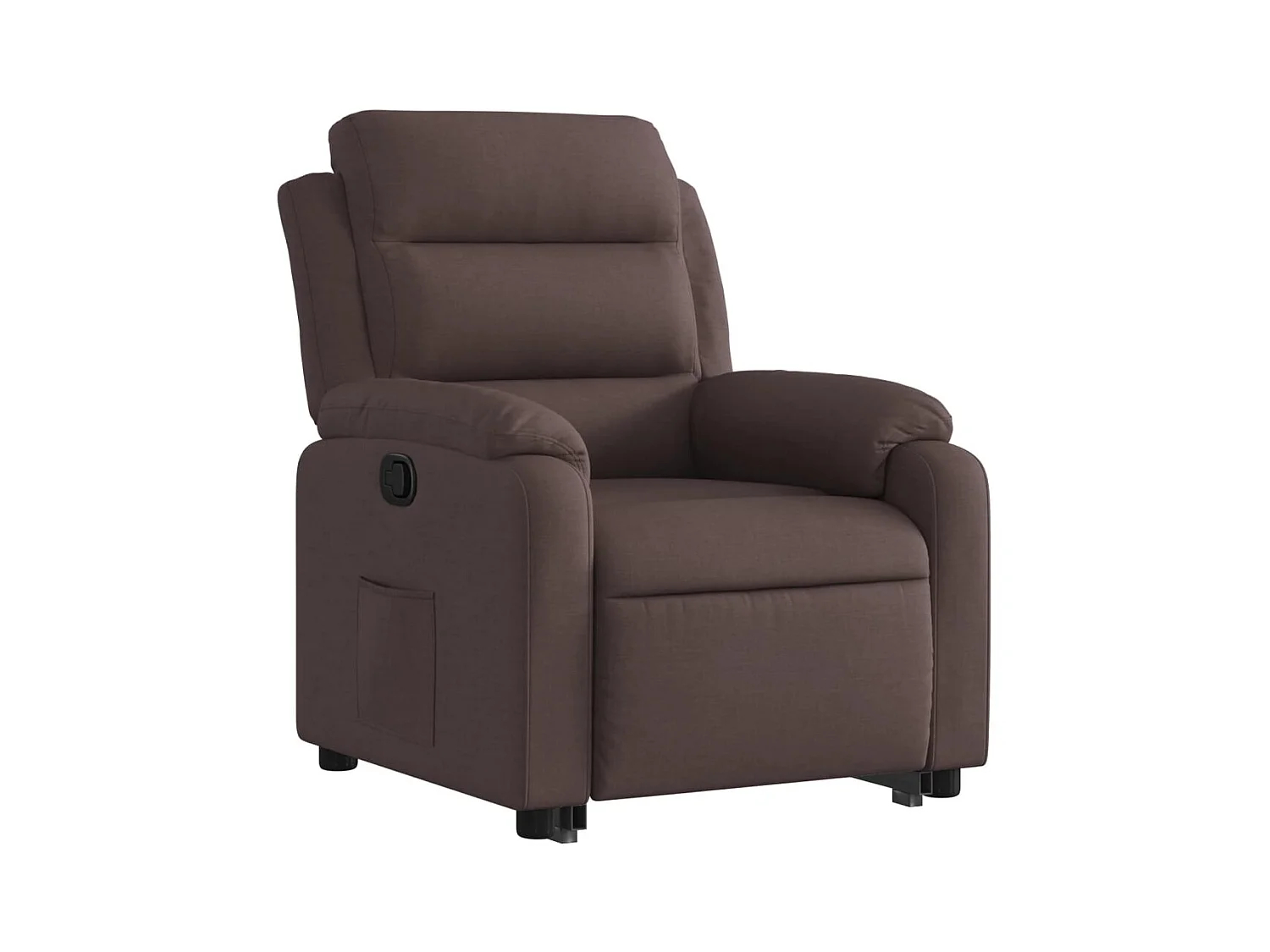 Sillón de relax | Silla | Sillón reclinable elevable tela marrón oscuro SHL2728