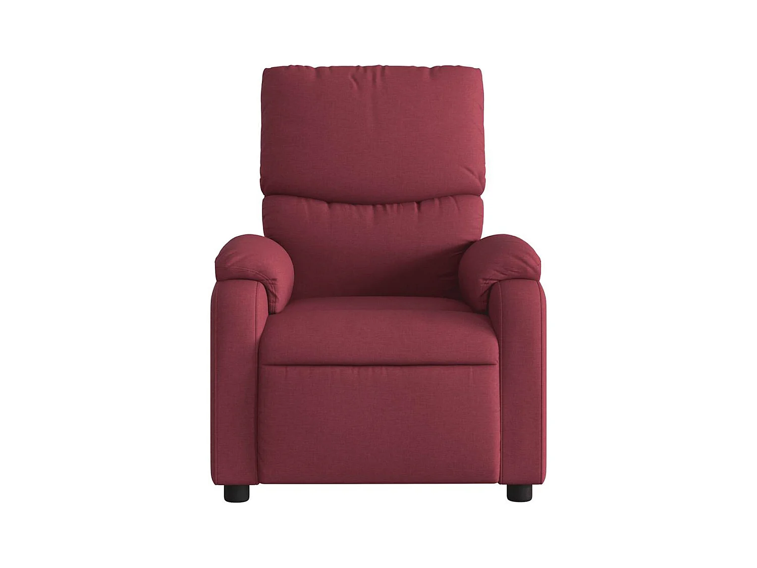 Sillón de relax | Silla | Sillón reclinable de tela rojo tinto SHL4804