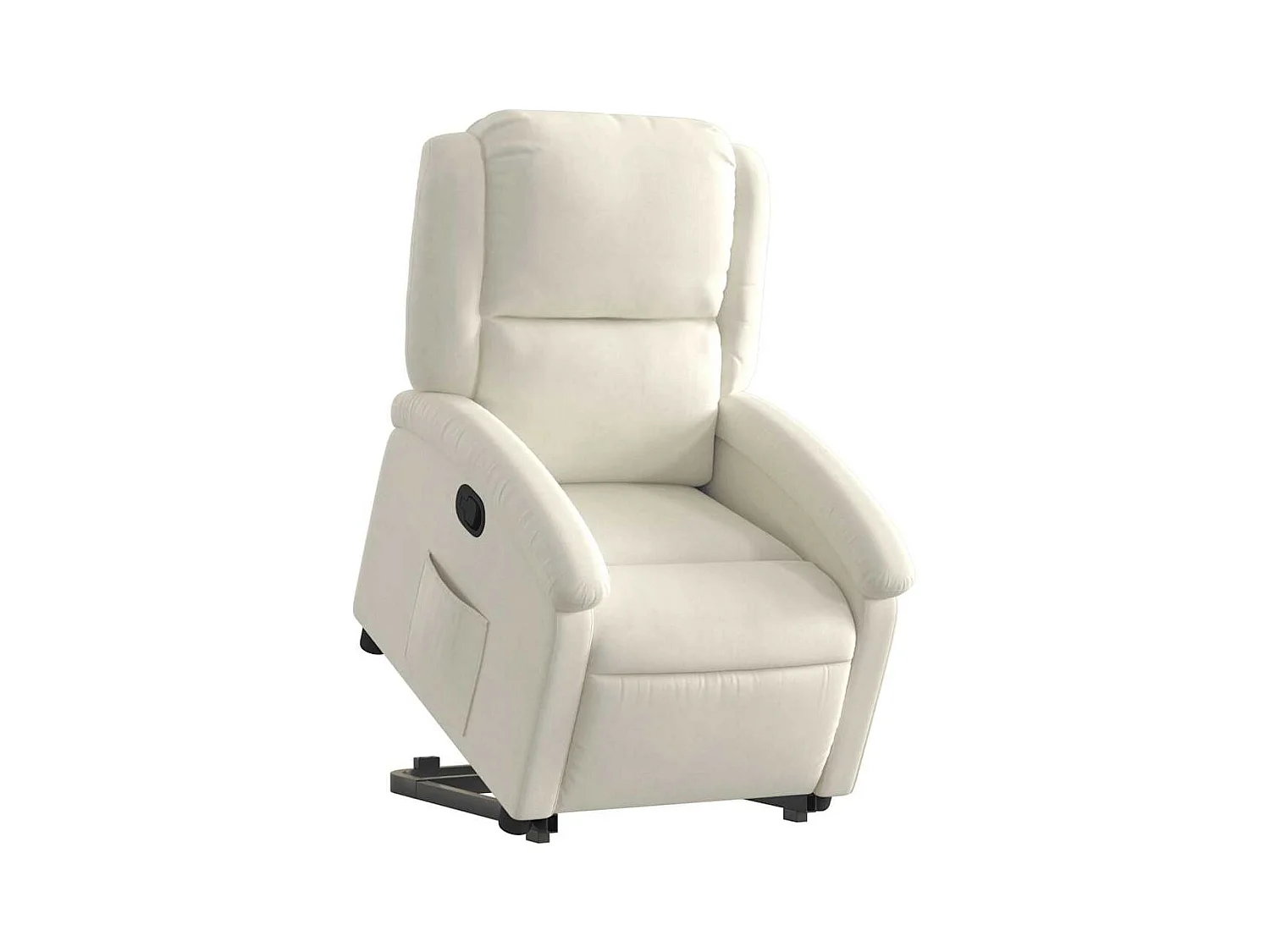 Sillón de relax | Silla | Sillón reclinable elevable terciopelo crema SHL7770