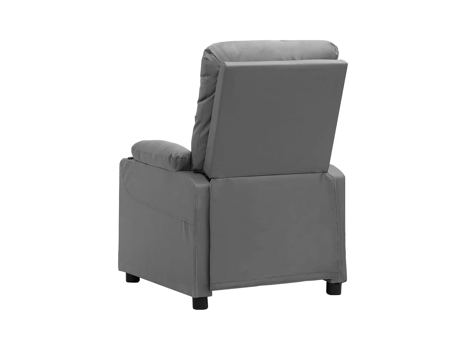 Sillón de relax | Silla | Sillón reclinable eléctrico de cuero sintético gris SHL8373