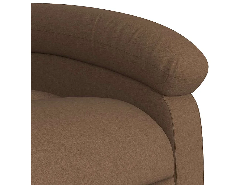 Sillón de relax | Silla | Sillón reclinable de tela marrón SHL4967