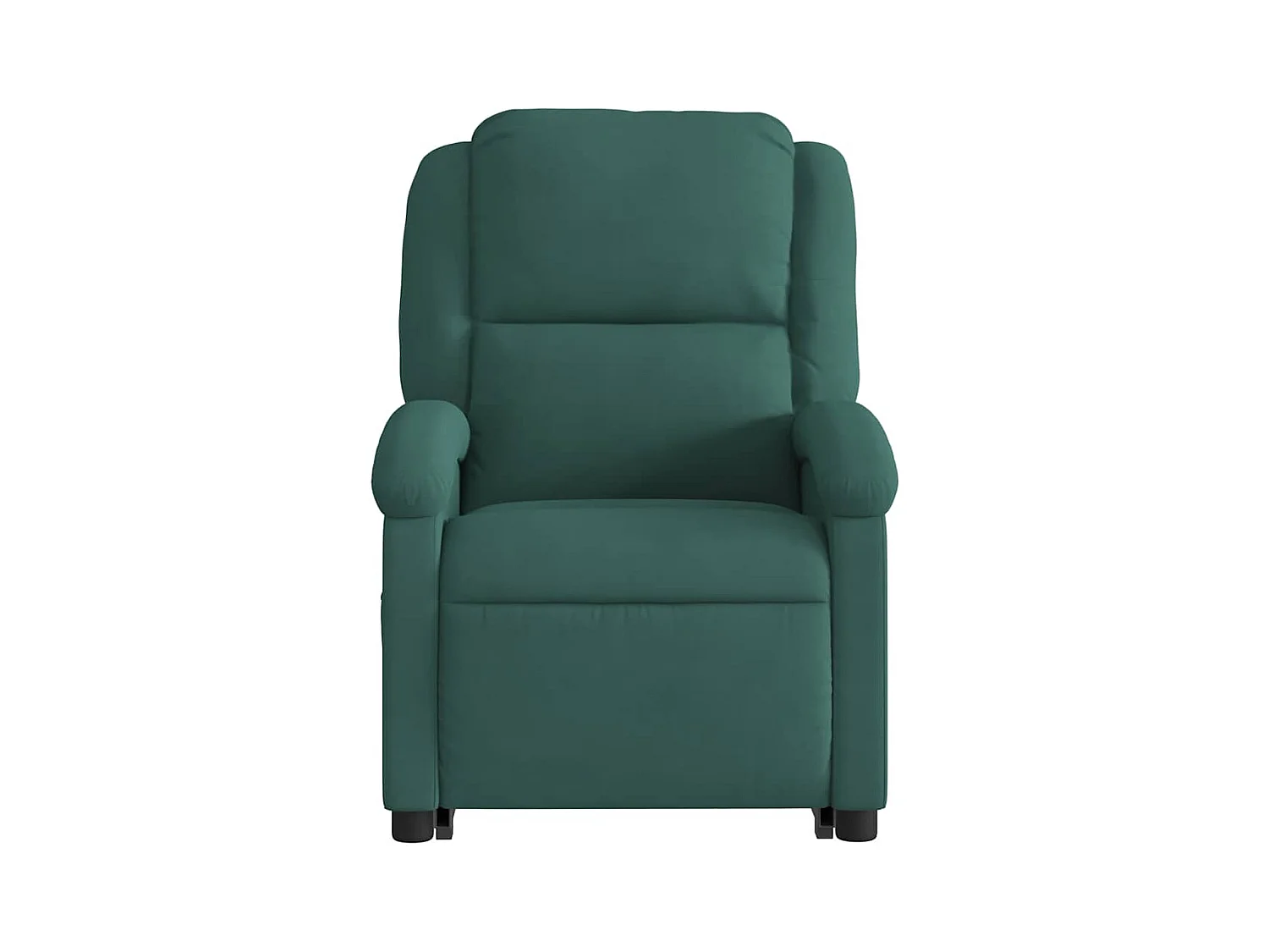 Sillón de salón | Silla | Sillón masaje reclinable elevable terciopelo verde oscuro SHL7946