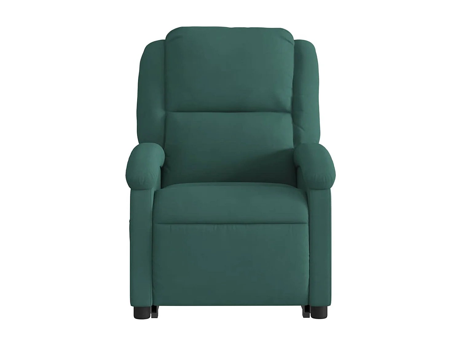 Fauteuil inclinable électrique-Chaise-Fauteuil de Massage vert foncé velours SHL1977