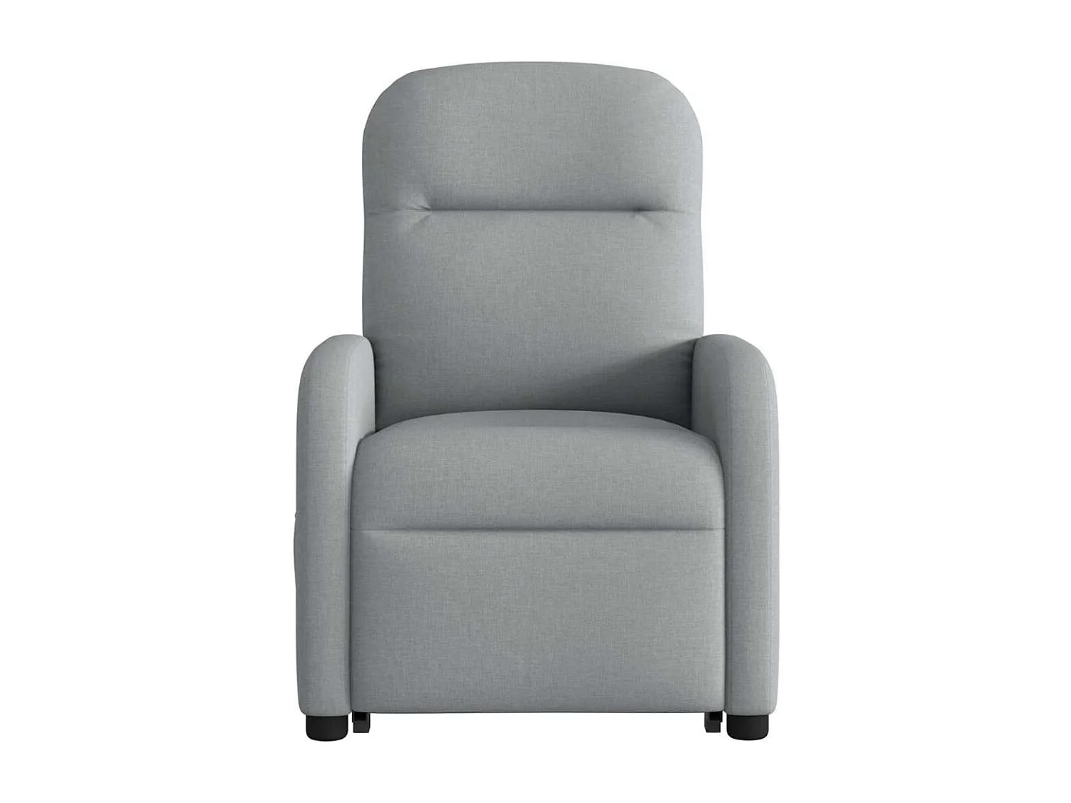 Fauteuil inclinable électrique-Chaise de relax-Fauteuil de Massage Gris clair Tissu SHL3693