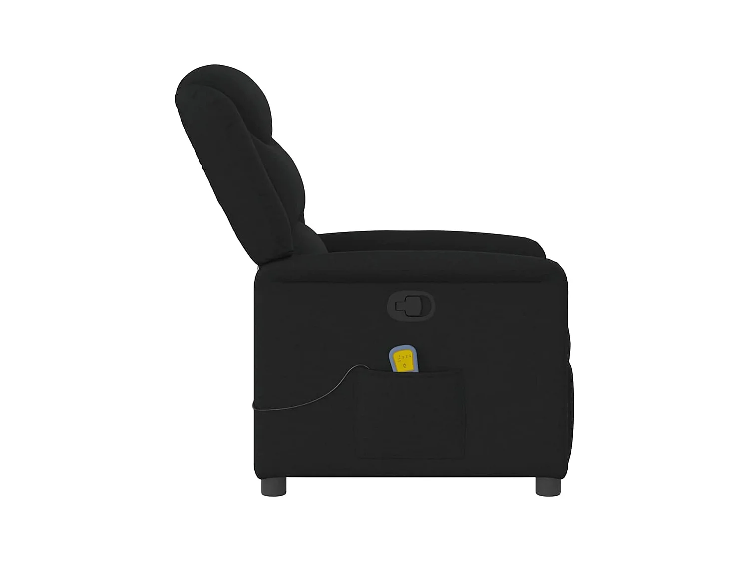 Sillón de relax | Sillón reclinable de masaje de tela negro SHL2116