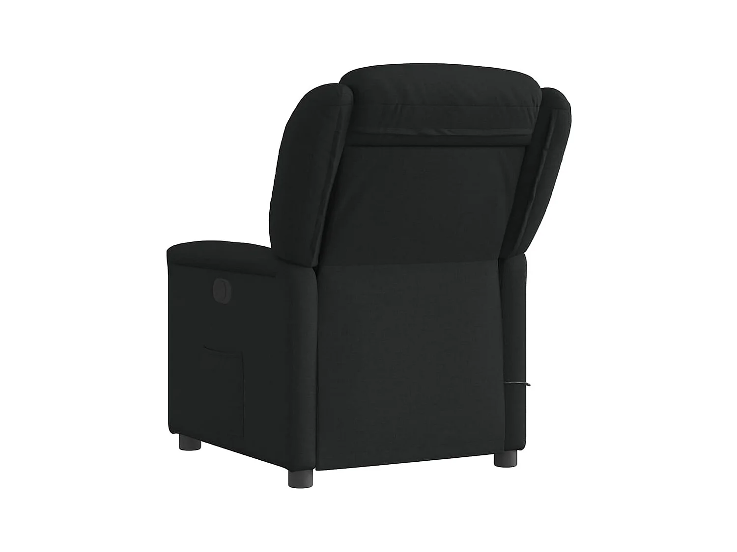 Sillón de relax | Sillón reclinable de masaje de tela negro SHL2116