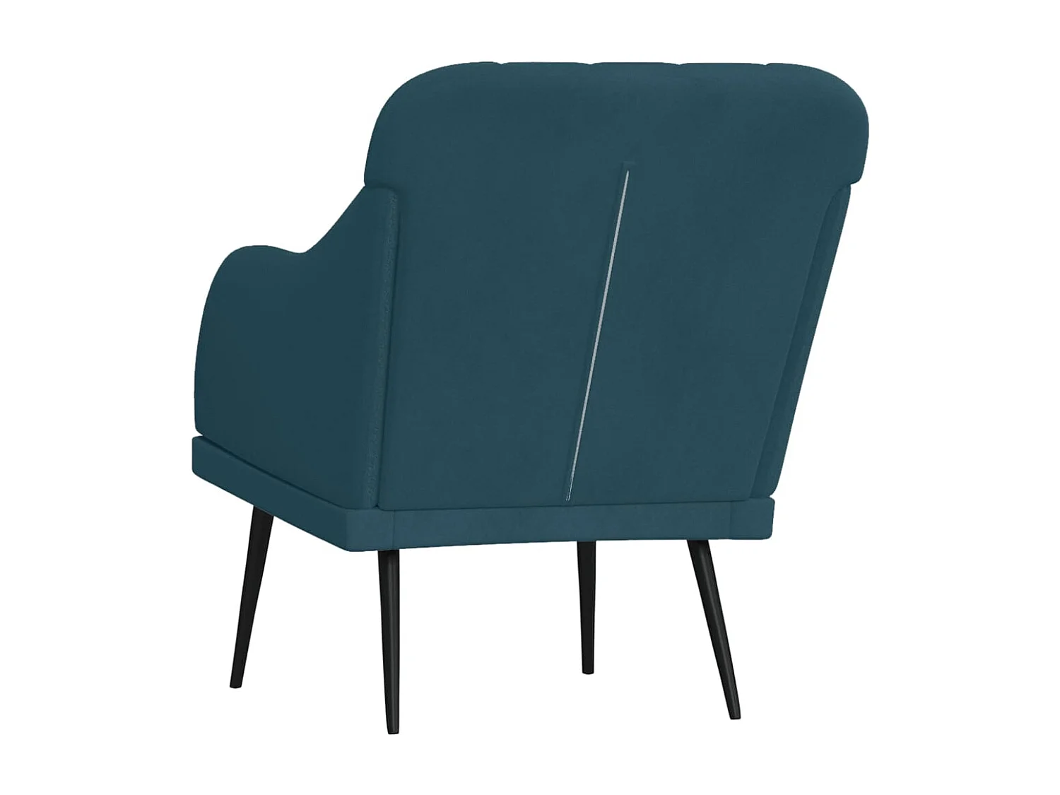 Sillón de salón | Silla de relax | Sillón de terciopelo azul 63x76x80 cm SHL2283