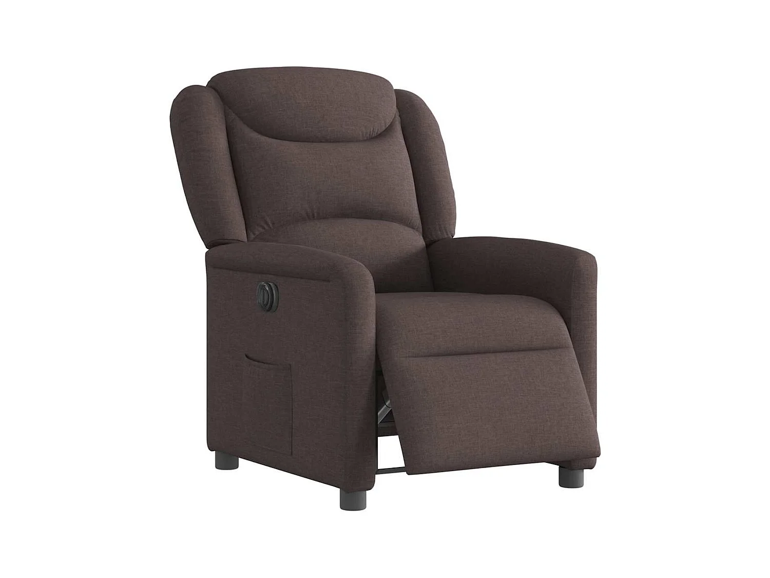 Sillón de relax | Silla | Sillón reclinable eléctrico tela marrón oscuro SHL4319