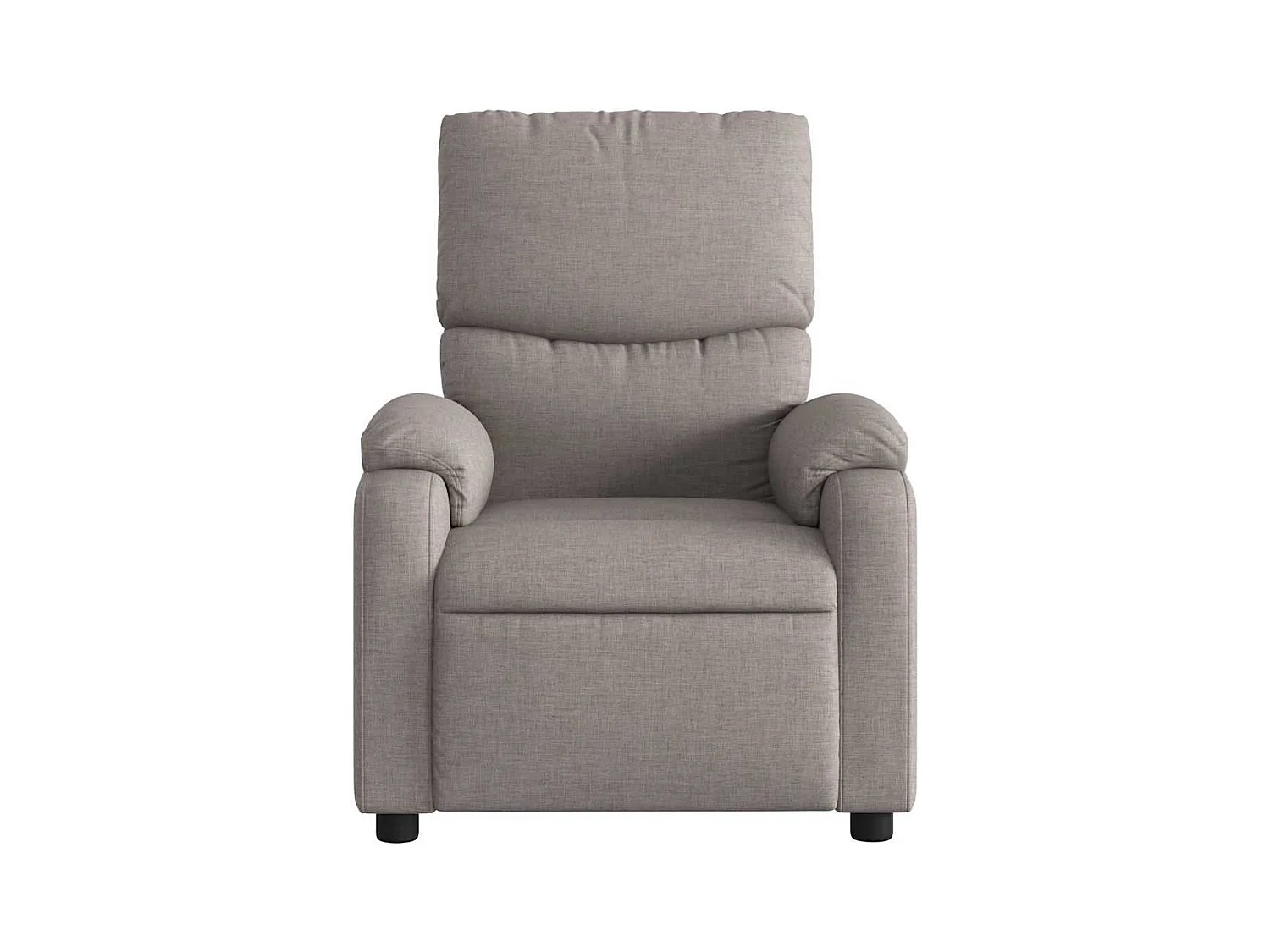 Sillón de salón | Silla | Sillón de masaje reclinable de tela gris taupé SHL3931