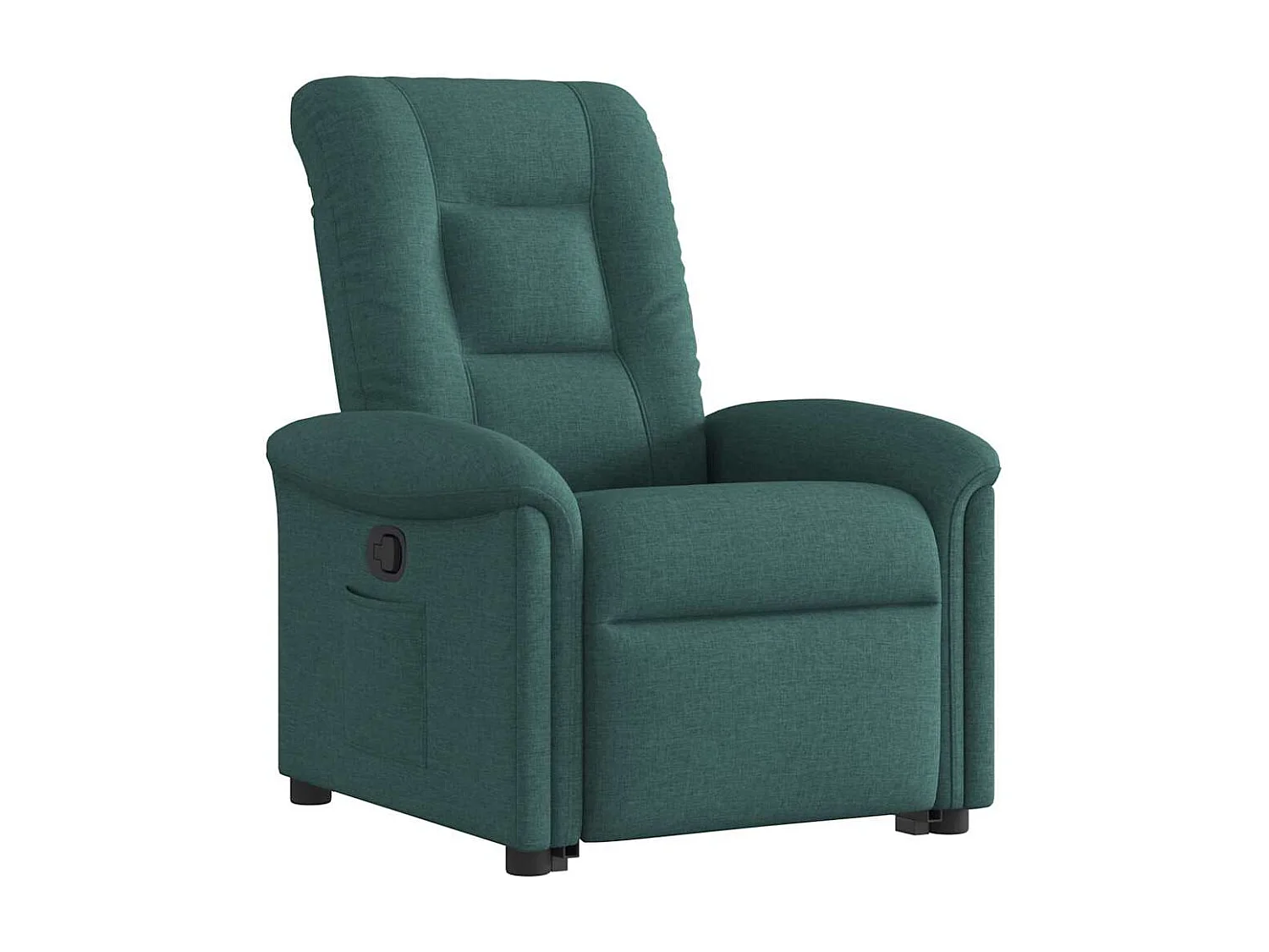 Sillón de relax | Silla | Sillón reclinable elevable tela verde oscuro SHL7754