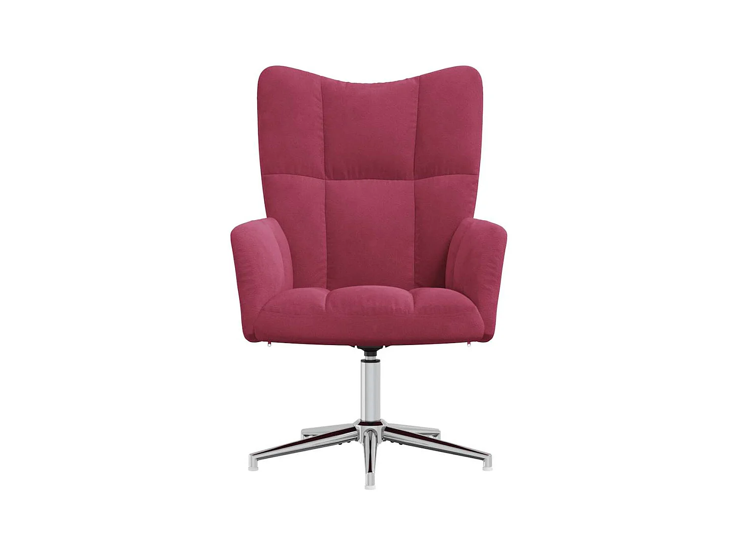 Sillón de relax | Silla de relax de terciopelo rojo vino tinto SHL9842