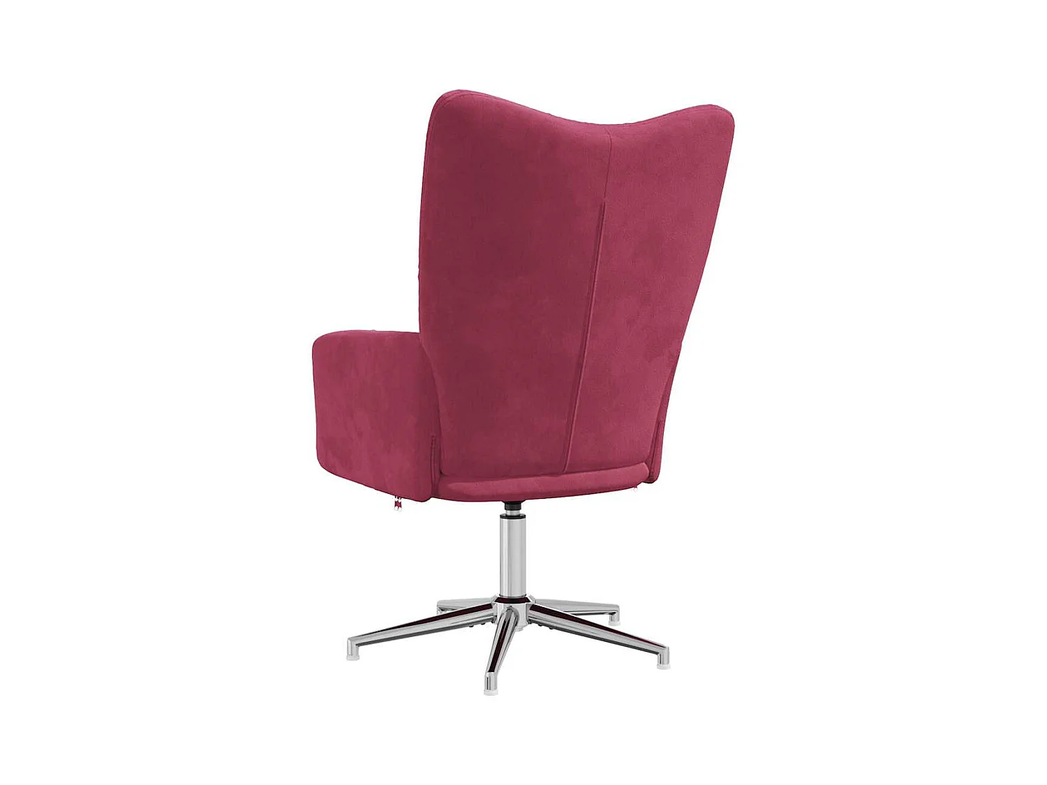 Sillón de relax | Silla de relax de terciopelo rojo vino tinto SHL9842