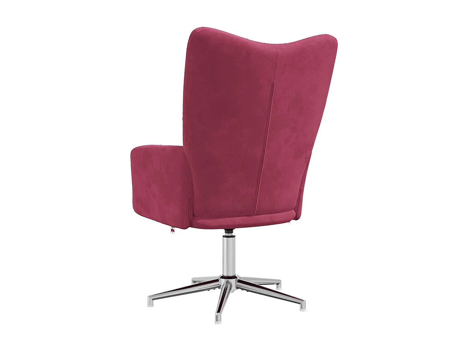 Relaxsessel | Lounge Sessel Weinrot Samt SHL65931