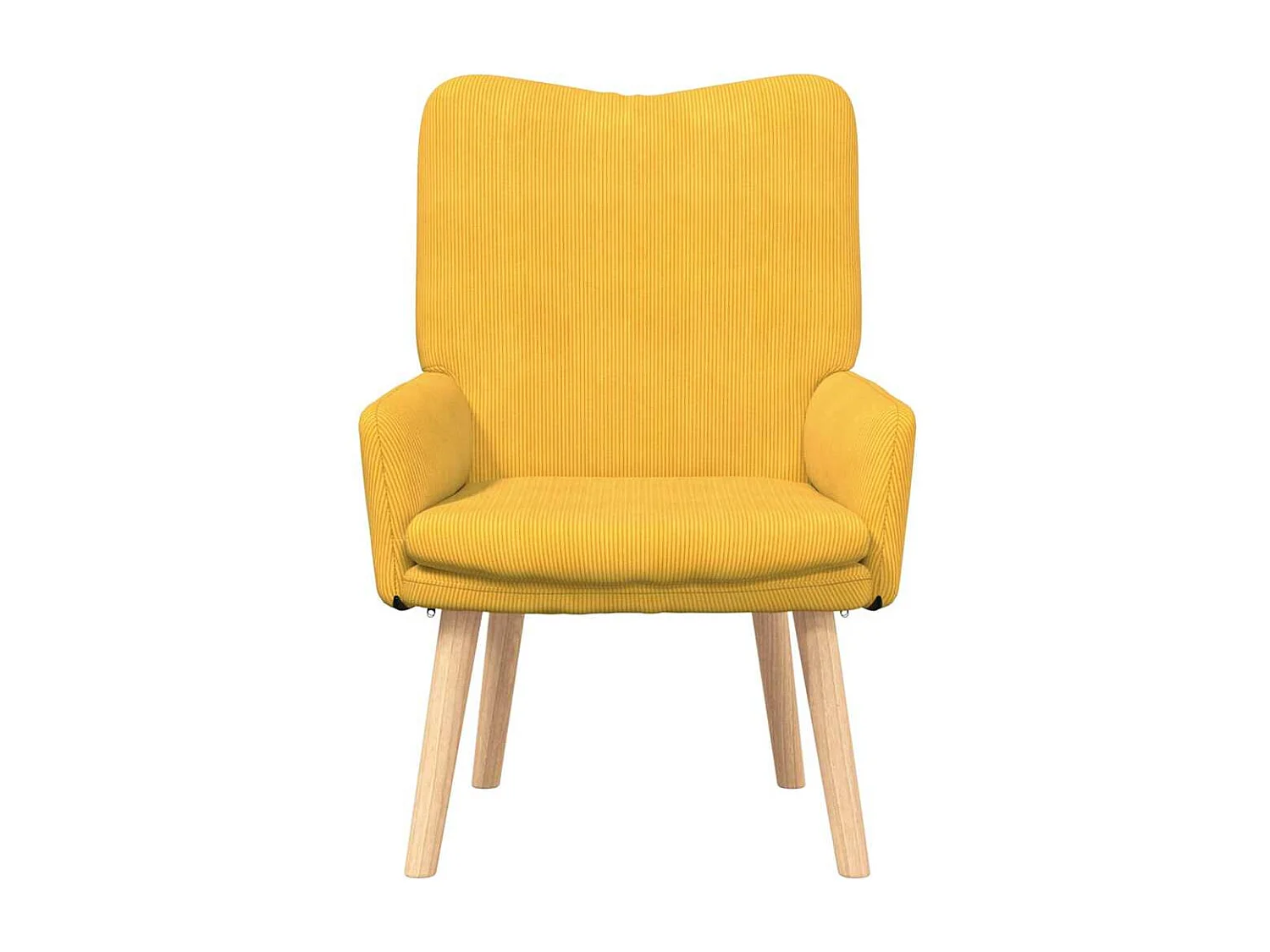 Fauteuil Salon-Chaise de relax Jaune clair 63x67x94 cm tissu SHL2359