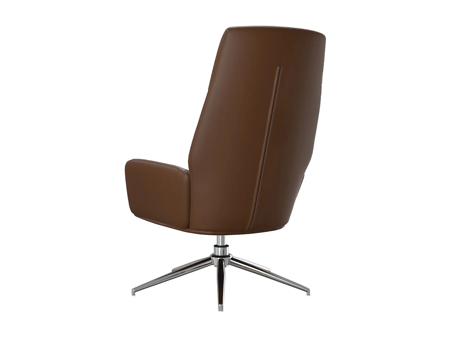 Sillón de relax | Silla de relax de cuero auténtico marrón SHL6296