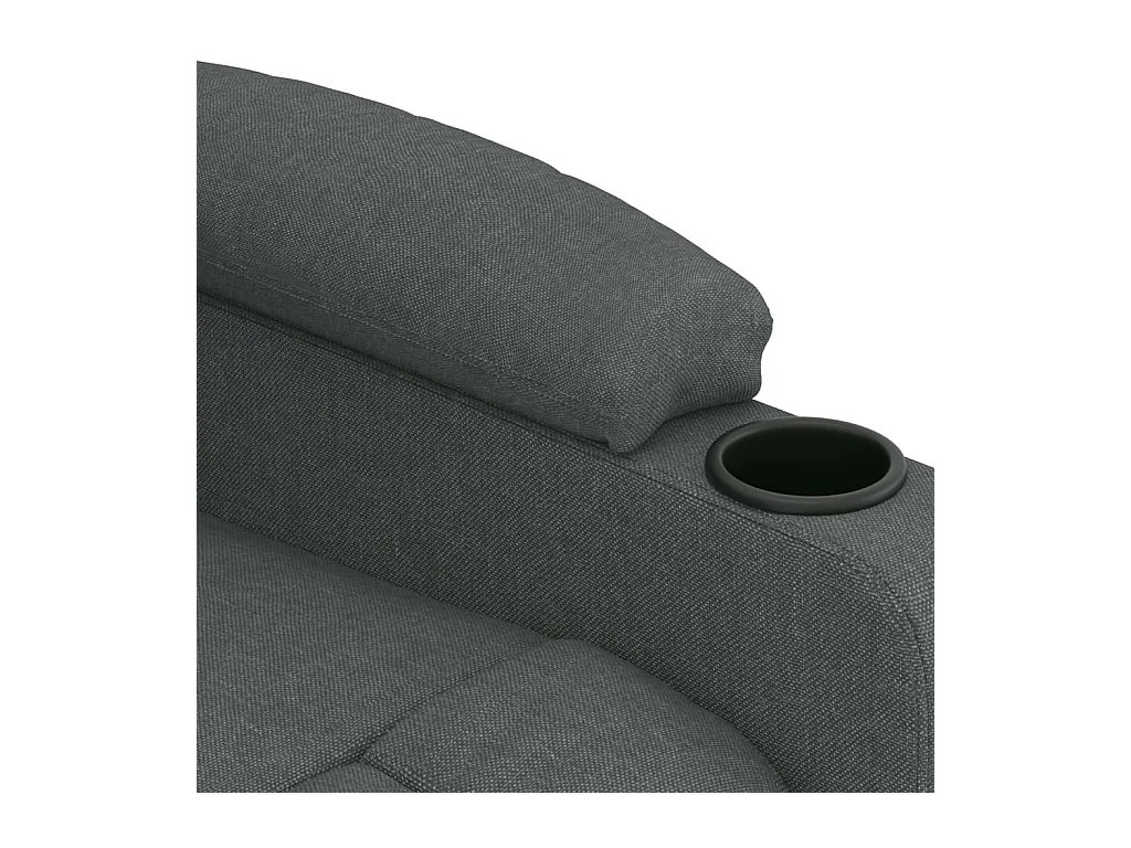 Sillón de relax | Silla | Sillón reclinable eléctrico de tela gris oscuro SHL8457