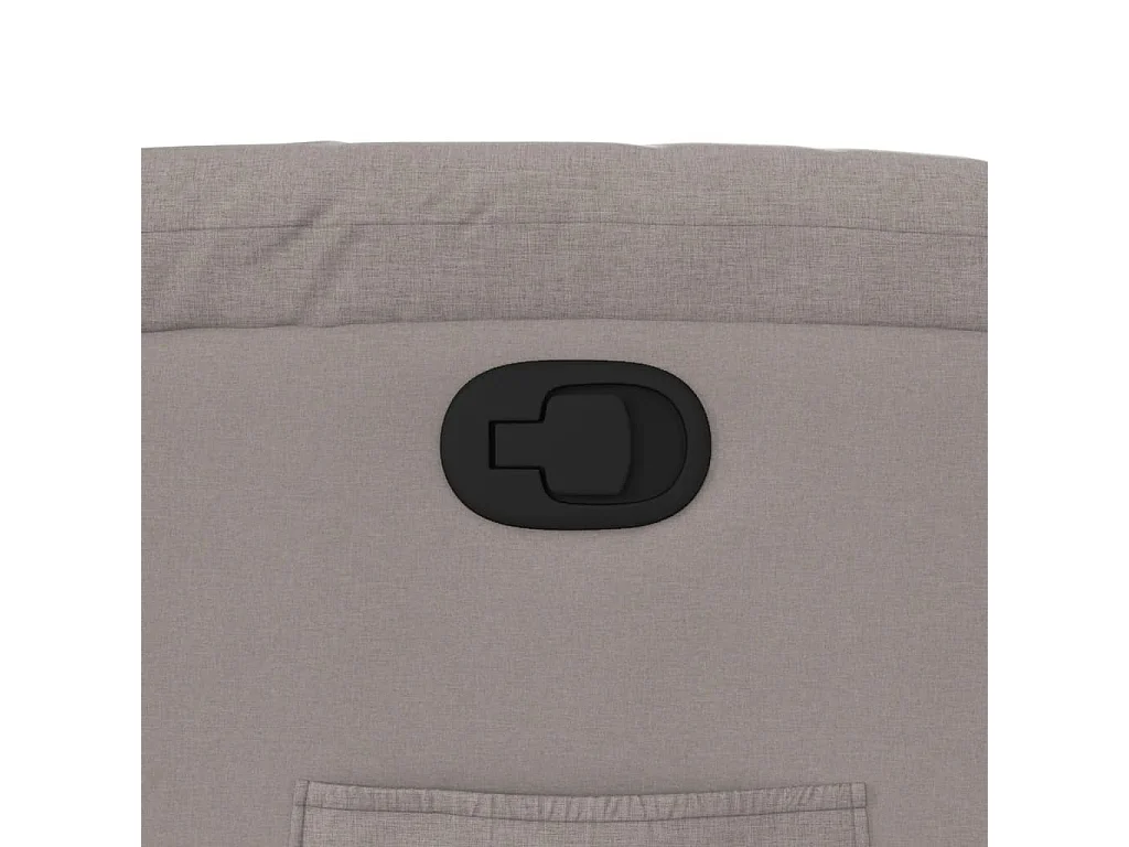 Sillón de relax | Silla | Sillón reclinable de tela gris taupe SHL8517