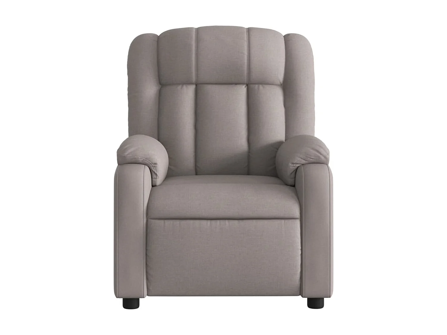 Relaxsessel | Lounge Sessel für Wohnzimmer Taupe Stoff SHL95846