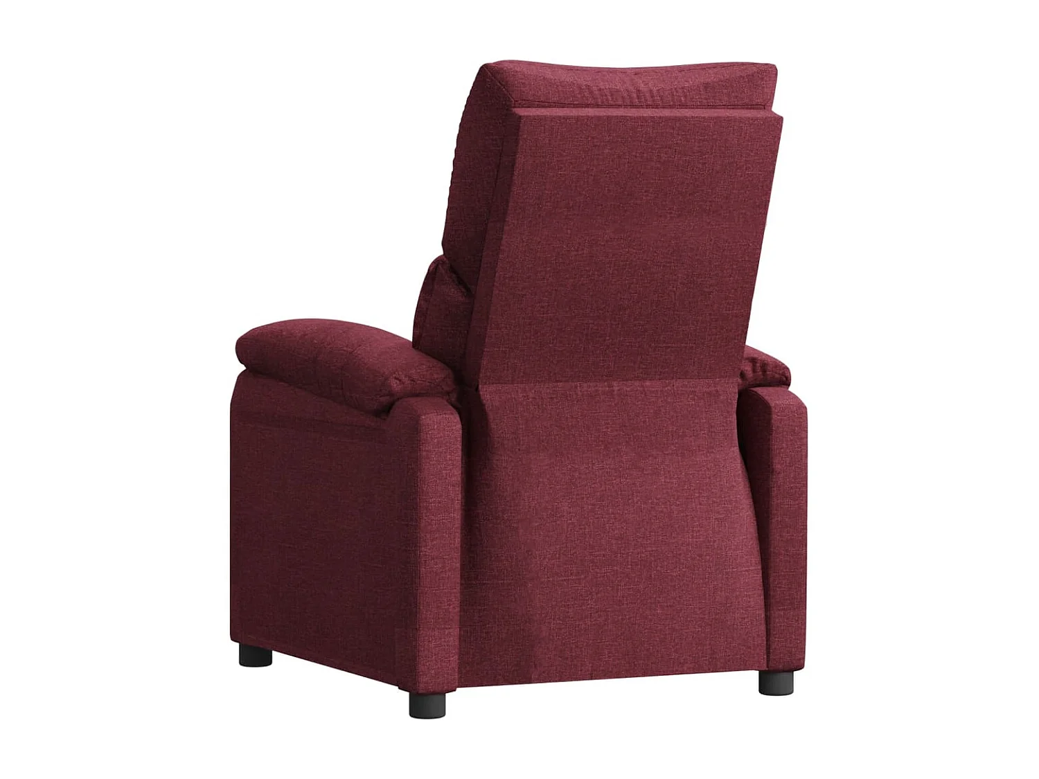 Sillón de relax | Silla | Sillón reclinable de tela rojo tinto SHL3570