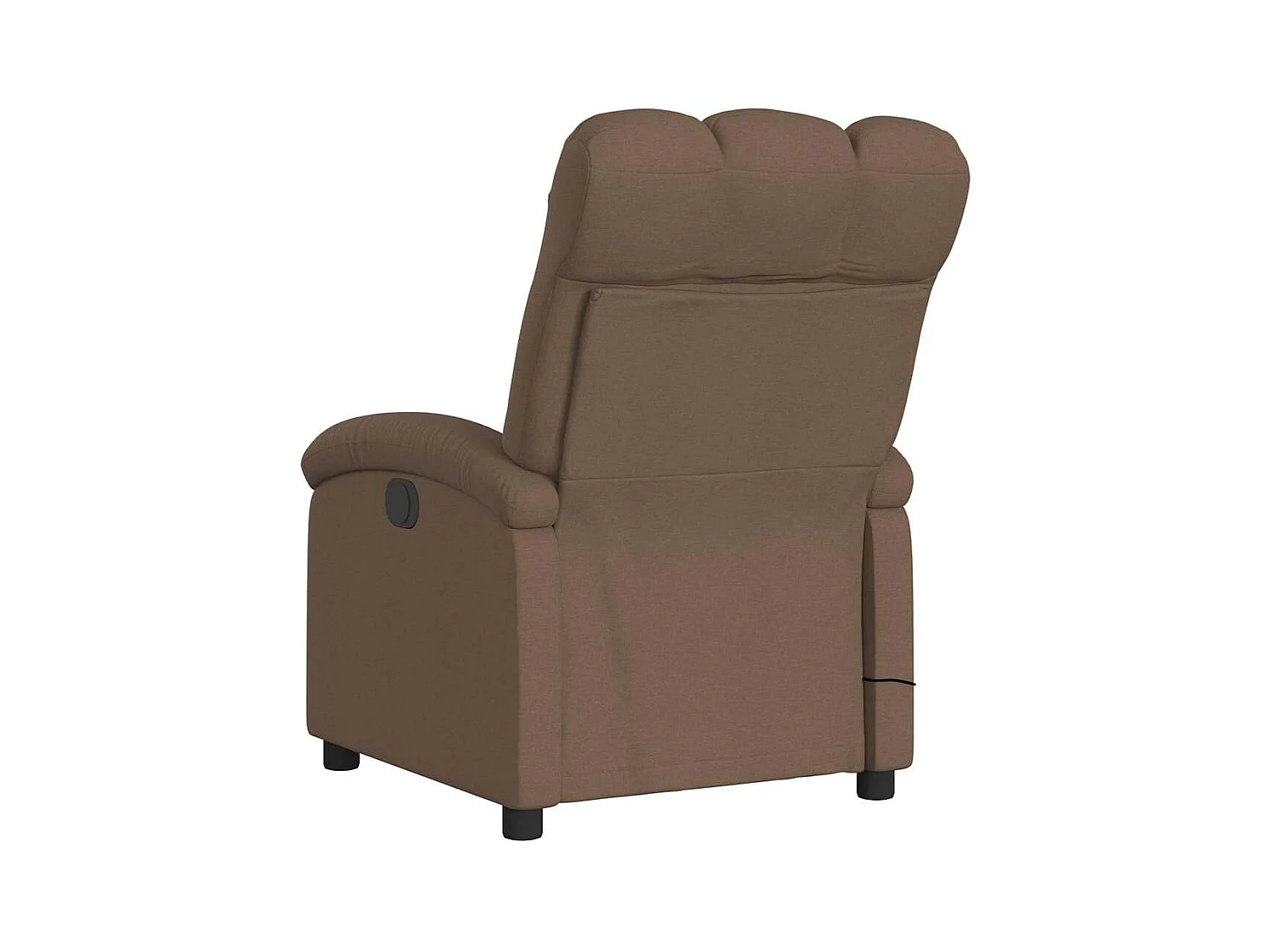 Fauteuil inclinable électrique-Chaise de relax-Fauteuil de Massage marron tissu SHL2197