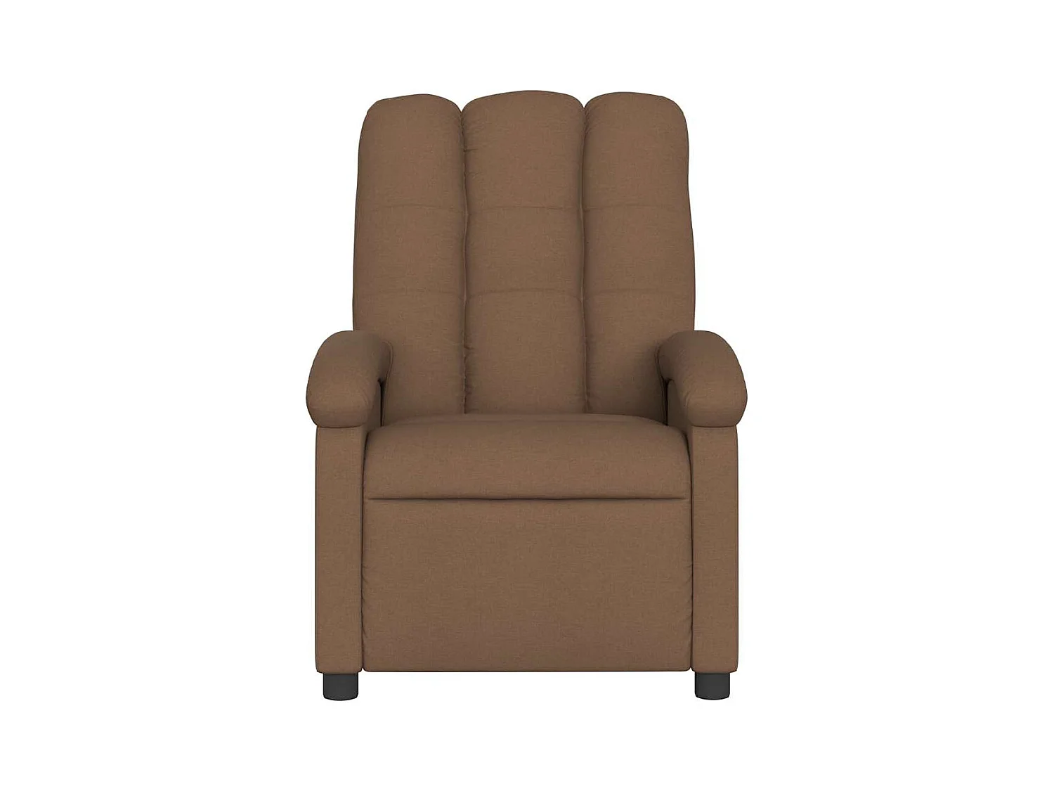 Fauteuil inclinable électrique-Chaise de relax-Fauteuil de Massage marron tissu SHL2197