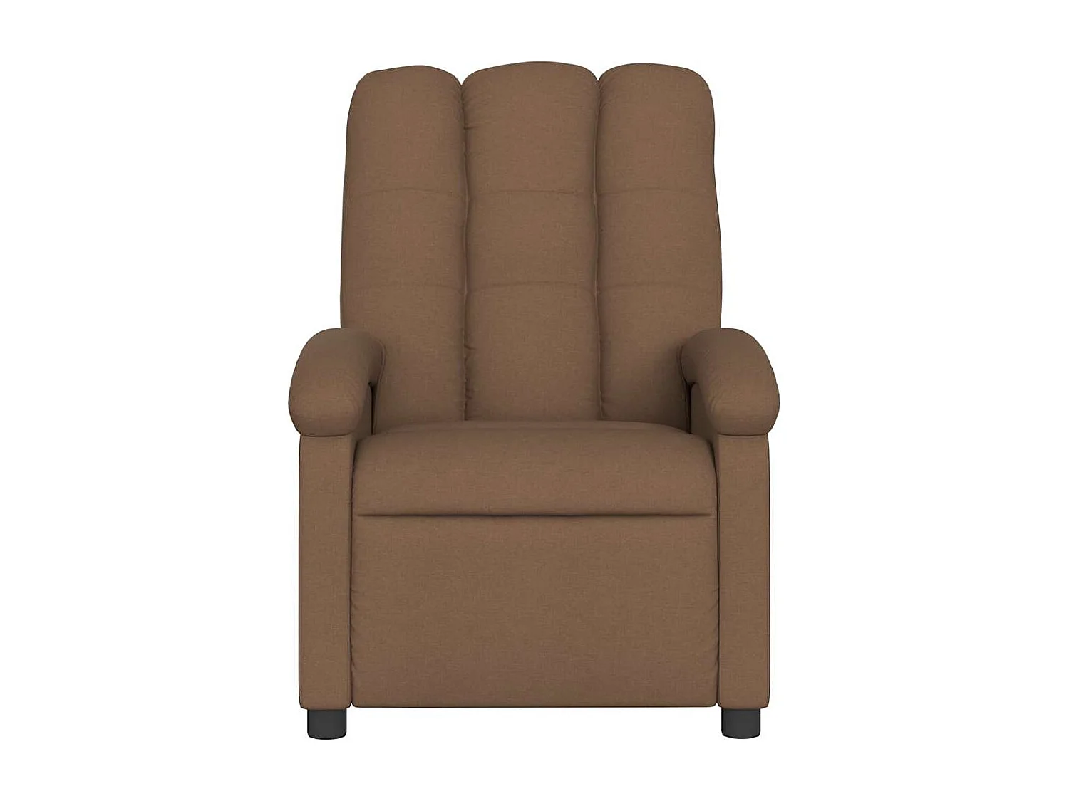 Fauteuil inclinable électrique-Chaise de relax-Fauteuil de Massage marron tissu SHL2197