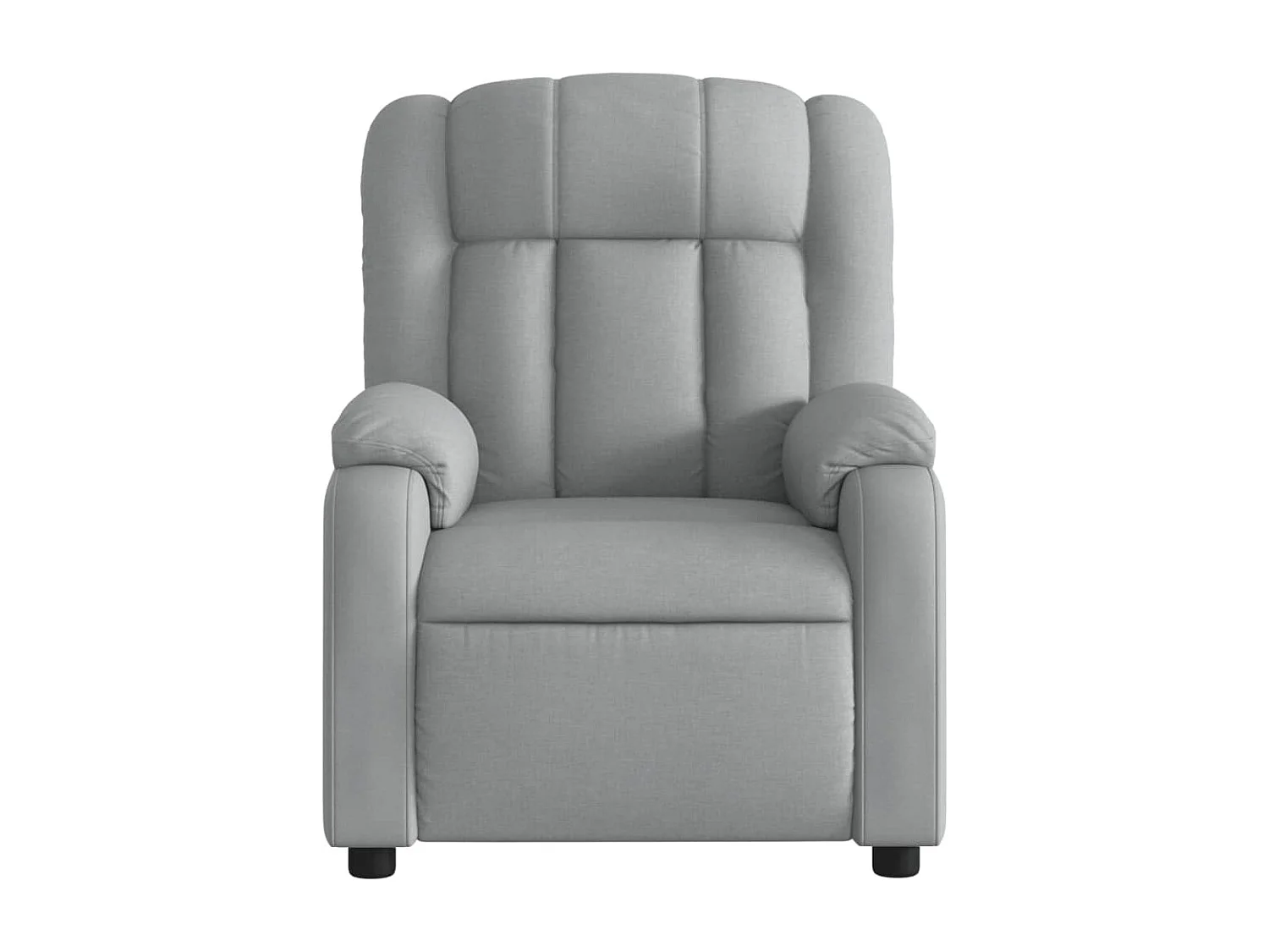 Fauteuil inclinable électrique-Chaise de relax-Fauteuil salon Gris clair Tissu SHL3559