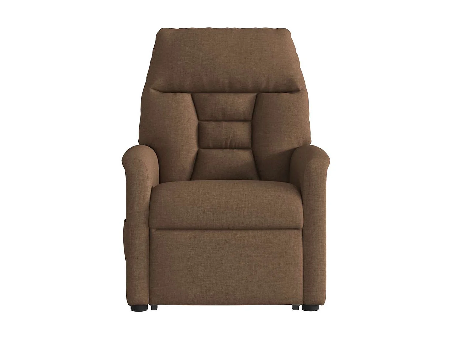 Fauteuil inclinable-Chaise de relax-Fauteuil TV Marron Tissu SHL2074